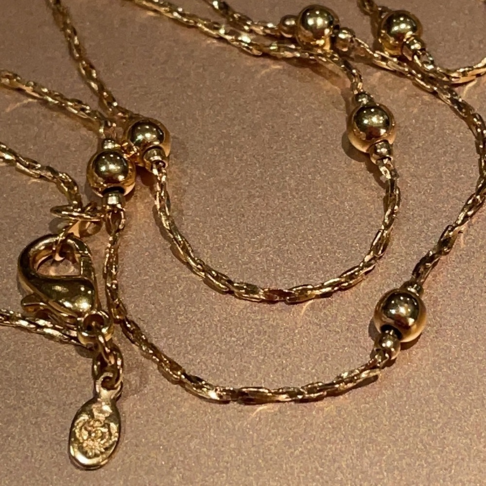 Premier Designs Gold Ball Chain 23” NWOTS